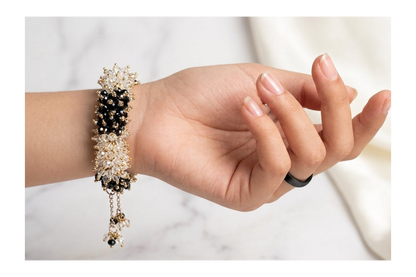 Elegant Crystal Gajra Bracelet