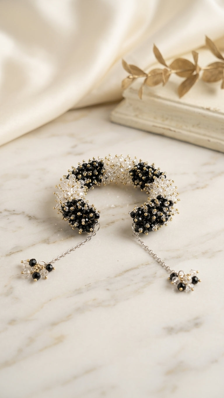 Elegant Crystal Gajra Bracelet