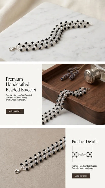 Onyx Wave Bracelet