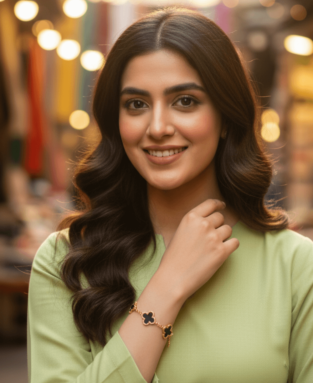 Clover Bracelet (Black)