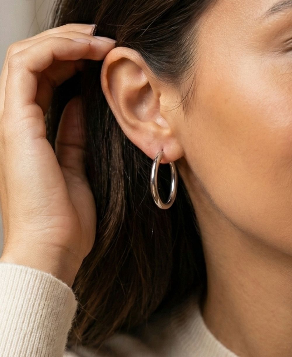 Classic Silver Earrings